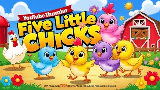 quot🎶 5 Little Chicks Song amp Adorable Nursery Rhymes 🐥 Fun Kids Songs to Sing Alongquot [upl. by Nnybor]