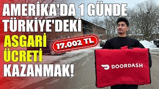 24 SAAT DURMADAN DOORDASH YAPMAK Amerikada Tam 24 Saat Boyunca Doordash Yaptım Ne Kadar Kazandım [upl. by Janicki]