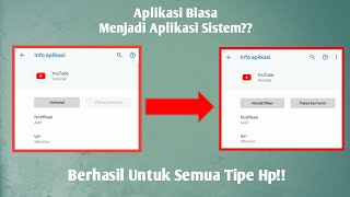 Cara Mengubah Aplikasi Biasa Menjadi Aplikasi Sistem [upl. by Adara]