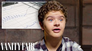 Stranger Things Gaten Matarazzo Takes a Lie Detector Test  Vanity Fair [upl. by Rehpinnej]