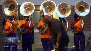 Mundys Mill vs Landry Walker High School  Tuba Battle  2016 [upl. by Champaigne]