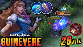 NEW META 26 Kills Guinevere Golden Staff Build is Deadly  Build Top 1 Global Guinevere  MLBB [upl. by Idden]