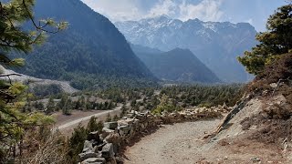 Annapurna I quiet and peaceful walk [upl. by Hanonew]