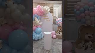 Baby shower balloon decoration [upl. by Annovaj977]