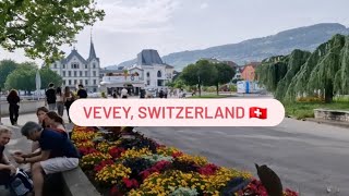 WALKING TOUR AT VEVEY SWITZERLAND 🇨🇭 travel nature [upl. by Aay]