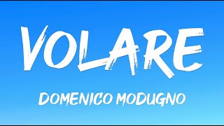 VOLARE  DOMENICO MODUGNO Testo  Lyrics [upl. by Phox]