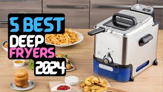 Best Deep Fryer  The 5 Deep Fryers of 2024 [upl. by Sakram]