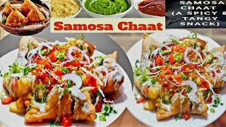 The secret to Extra crispy Street Food aloo samosa recipe aloo samosa chaat recipe Youll Ever make [upl. by Dympha]