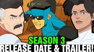 INVINCIBLE SEASON 3 RELEASE DATE AND TRAILER  Official [upl. by Scarface114]