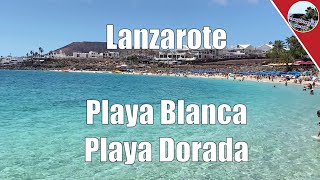 Lanzarote Playa Blanca Spaziergang zur Playa Dorada [upl. by Deevan221]