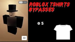 Roblox tshirt bypasses 5robux read desc [upl. by Gyasi569]