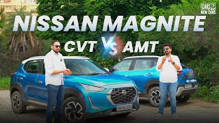 Nissan Magnite CVT Vs AMT  Which One Makes More Sense In 2024  CARS24 New Cars [upl. by Dougherty742]