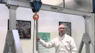 Aluminum Gantry Crane Video [upl. by Klingel664]