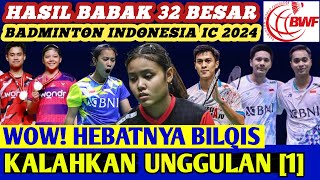 Unggulan 1 KEOK ‼️ Hasil Semua Sektor 32 Besar Badminton INDONESIA INTERNATIONAL IC 2024 Hari Ini [upl. by Aicram]