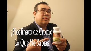 ¡Picolinato de Cromo Lo Que No Sabias  Con Chef y Dr Naturopata [upl. by Adnawad]