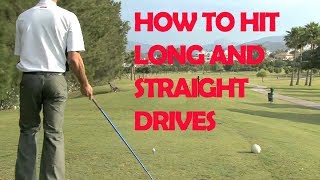 Golf How To Hit Long And Straight Drives [upl. by Aerahs419]