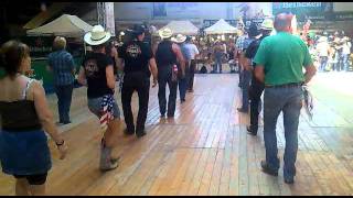 Dixie rose  country line dance Voghera  26 giugno 2011 [upl. by Selimah340]