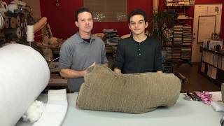 DIY How to fix flat back cushions for sofas or chairs SAVE BIG [upl. by Jobi880]