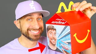 Do NOT Order MrBeast Happy Meal in Real Life at My PB and J House [upl. by Azerila]