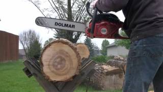 Dolmar 5105 Chainsaw Muffler Modded [upl. by Ehr720]