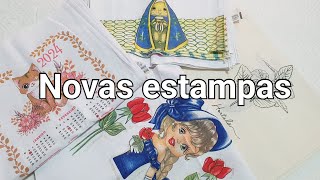 Novas estampas Bonecas Temperos Religiosos e Calendário 2024 [upl. by Knowland]