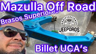 💎Brasos Superiores de Aluminio de marca Mazulla💎 Billet UCA’s para Tacoma Sierra Raptor… [upl. by Inimak661]