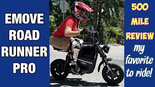 Emove Roadrunner PRO  500 mile review  1 real problem fixed by Armor Dilloz tire sealant [upl. by Alric351]