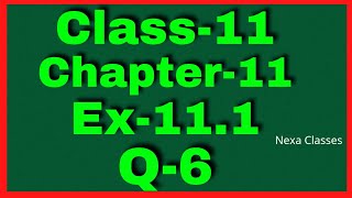 Ex111 Q6 Class 11  Conic Section  NCERT Math [upl. by Antonella520]