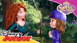 Merida Helps Sofia To Be Brave  Sofia the First  Official Disney Channel Africa [upl. by Eicyac316]