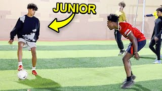 I Played Football with Ronaldo Jr [upl. by Dilahk]