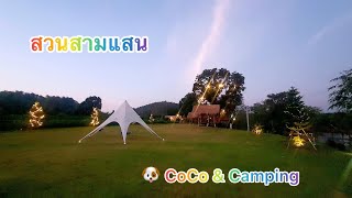 ลานกางเต็นท์อุตรดิตถ์ CoCo Camp สวนสามแสนมะพร้าวน้ำหอม [upl. by Frodi]