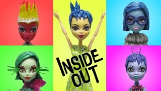 Play Doh Monster High INSIDE OUT Inspired Costumes [upl. by Earehs]