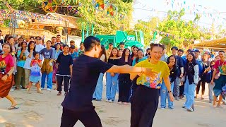 Bonn Phum 2024 Village Festival  Cambodian New Year in Phnom Penh  Khmer Traditional Game [upl. by Hannasus]