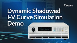 Dynamic Shadowed IV Curve Simulation Demo [upl. by Lehsar]