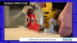 Renovation Contractor CORDED CIRCULAR SAW TOOL TEST DeWalt DWE575SB [upl. by Lonnard]