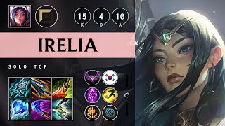 Irelia Top vs Aurora Godlike  KR Master Patch 1419 [upl. by Pauline904]