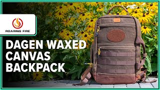 Roaring Fire Dagen Waxed Canvas Backpack Review 2 Weeks of Use [upl. by Ssecnirp247]