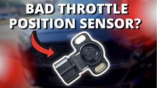 SYMPTOMS OF A BAD THROTTLE POSITION SENSOR [upl. by Nibas612]