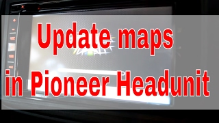 Video Guide for updating navigation maps in Pioneer Headunit [upl. by Anitahs]