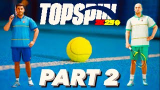 Sampras vs Agassi Part 2  AI using Agassi is tough on Hard Difficulty [upl. by Neroc]