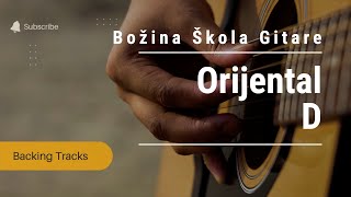 Backing Tracks za vezbanje gitare  Orijental D backingtrack [upl. by Lemej]