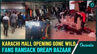 Pakistanis Loot New Karachi Mall Chaos Unleashed at Dream Bazaar Shoppers Looting Video Viral [upl. by Amedeo]