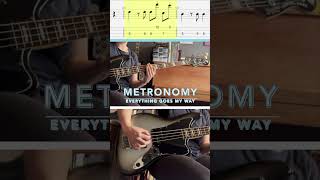 Metronomy  Everything goes my way outro basscoverwithtabs bass basscover tabs basstab [upl. by Lupiv]