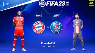 FIFA 23  PSG Vs Bayern Munich  UEFA Champions League  PS5™ Next Gen 4K [upl. by Pelagia]