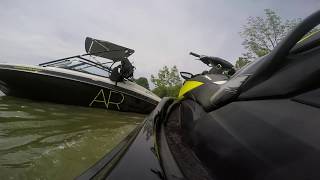 Sea Doo Rxt x 260 supercharged air fox Suspension test run [upl. by Enamrahc]