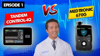 Tandem Tslim vs Medtronic Which is better Control IQ vs 670G Episode 1 [upl. by Anniroc]