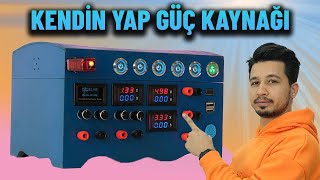 Sonunda Kendin Yap Ayarlanabilir Güç Kaynağım 5 Farklı Gerilim Aynı Anda [upl. by Netsirhc654]