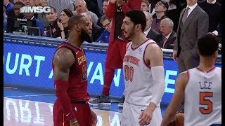 Things Got Chippy Between LeBron James and the Knicks [upl. by Attikin948]