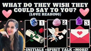 WHAT DO THEY WANT TO SAY TO YOU TAROT PICK A CARD READING Spirit Talk charms channeling [upl. by Notirb]