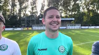 POSTMATCH REACTION  Biggleswade FC 31 Stowmarket Town  9923 [upl. by Aicelf702]